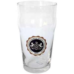pint glass with The Pennsylvania State University Seal